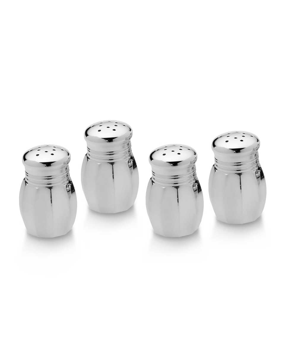 Sterling Salt & Pepper Shakers, Set of 4